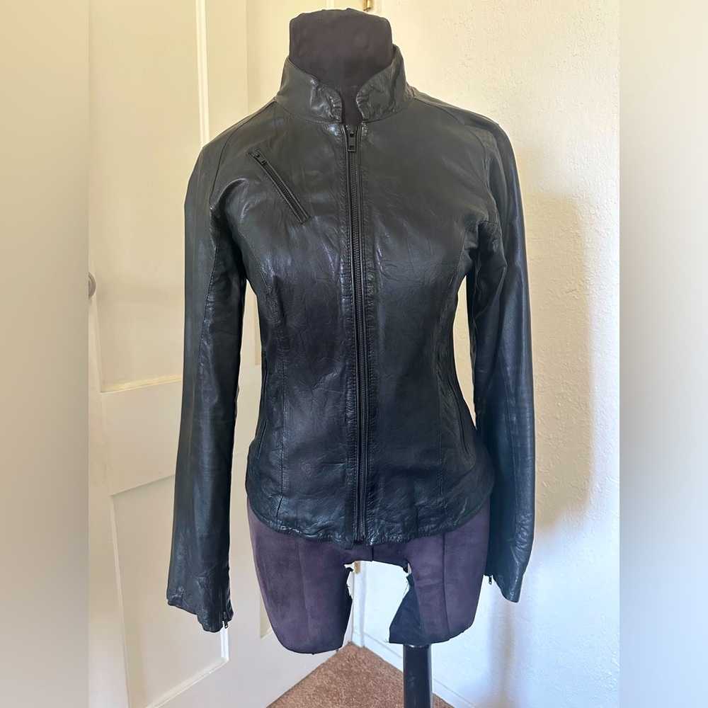 Leather jacket